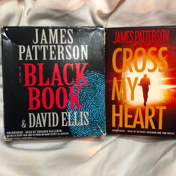 James Patterson CD “Black Book”&“Cross My Heart”preloved audiobooks 17 CDs inall - Picture 1 of 11